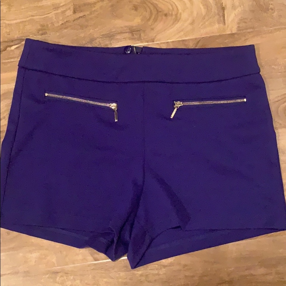 Forever 21 high waisted blue shorts size M